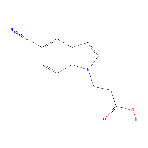 3-(5-cyanoindol-1-yl)propanoic acid (CAS: 202124-72-9) - Related Chemical Product