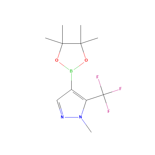 1-methyl-4-(4,4,5,5-tetramethyl-1,3,2-dioxaborolan-2-yl)-5-(trifluoromethyl)pyrazole (CAS: 1353003-51-6) - Related Chemical Product
