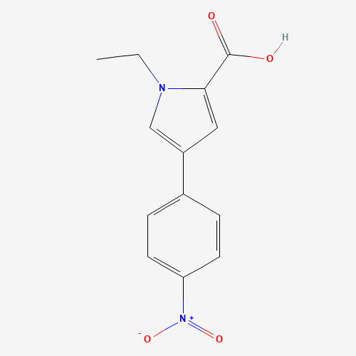 1-ethyl-4-(4-nitrophenyl)pyrrole-2-carboxylic acid (CAS: 1369997-76-1) - Related Chemical Product