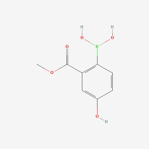 (4-hydroxy-2-methoxycarbonylphenyl)boronic acid (CAS: 1186376-42-0) - Related Chemical Product
