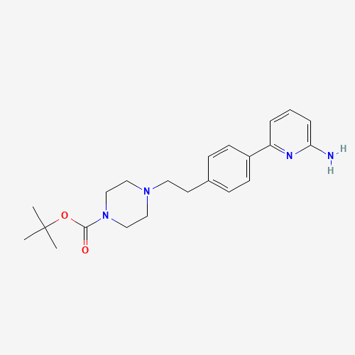 tert-butyl 4-[2-[4-(6-aminopyridin-2-yl)phenyl]ethyl]piperazine-1-carboxylate (CAS: 198209-44-8) - Related Chemical Product