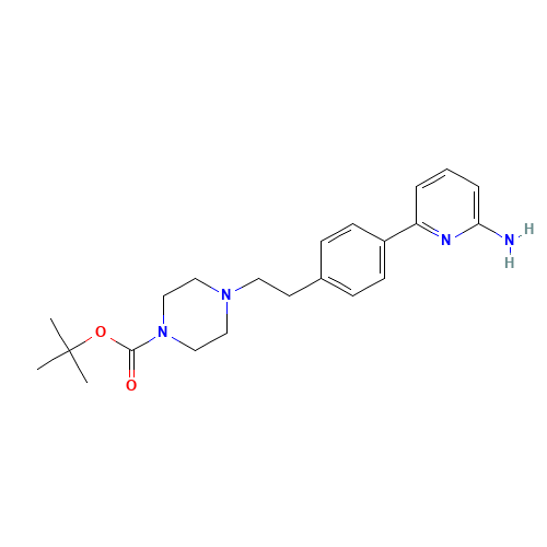 tert-butyl 4-[2-[4-(6-aminopyridin-2-yl)phenyl]ethyl]piperazine-1-carboxylate (CAS: 198209-44-8) - Related Chemical Product