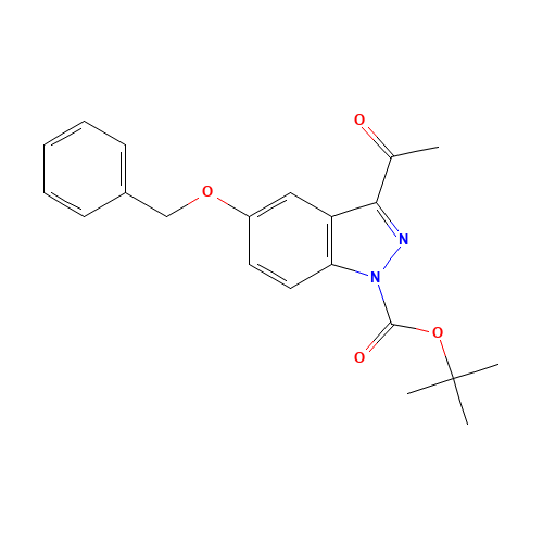 tert-butyl 3-acetyl-5-phenylmethoxyindazole-1-carboxylate (CAS: 1386461-55-7) - Related Chemical Product