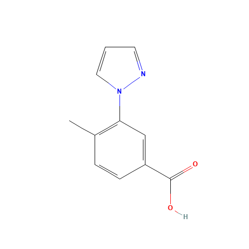 4-methyl-3-pyrazol-1-ylbenzoic acid (CAS: 1003502-76-8) - Related Chemical Product