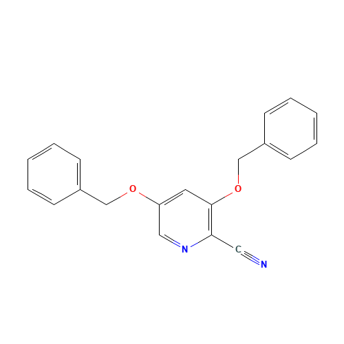 3,5-bis(phenylmethoxy)pyridine-2-carbonitrile (CAS: 1000025-92-2) - Related Chemical Product