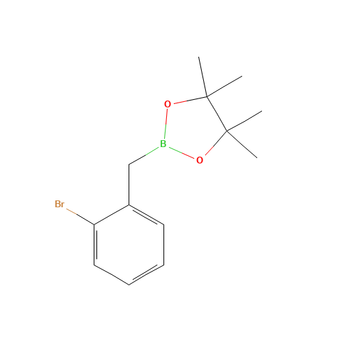 2-[(2-bromophenyl)methyl]-4,4,5,5-tetramethyl-1,3,2-dioxaborolane (CAS: 149989-79-7) - Related Chemical Product