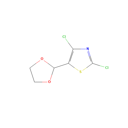 2,4-dichloro-5-(1,3-dioxolan-2-yl)-1,3-thiazole (CAS: 141764-85-4) - Related Chemical Product