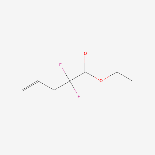 ethyl 2,2-difluoropent-4-enoate (CAS: 110482-96-7) - Chemical Structure and Molecular Formula 