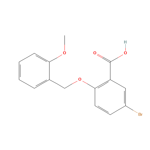 5-bromo-2-[(2-methoxyphenyl)methoxy]benzoic acid (CAS: 1285516-22-4) - Related Chemical Product