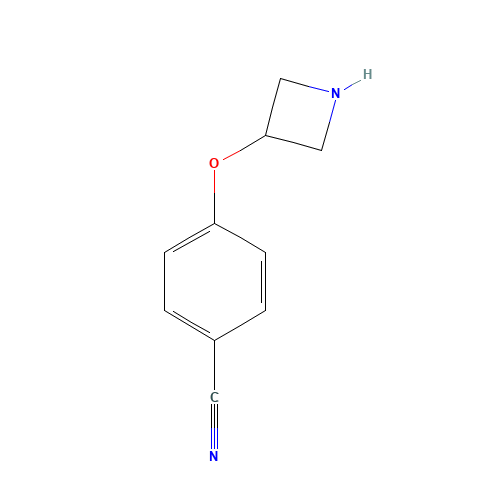 4-(azetidin-3-yloxy)benzonitrile (CAS: 949100-15-6) - Chemical Structure and Molecular Formula 