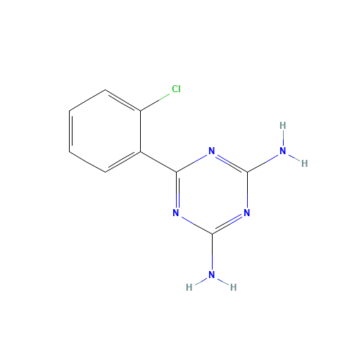 6-(2-chlorophenyl)-1,3,5-triazine-2,4-diamine (CAS: 29366-77-6) - Related Chemical Product