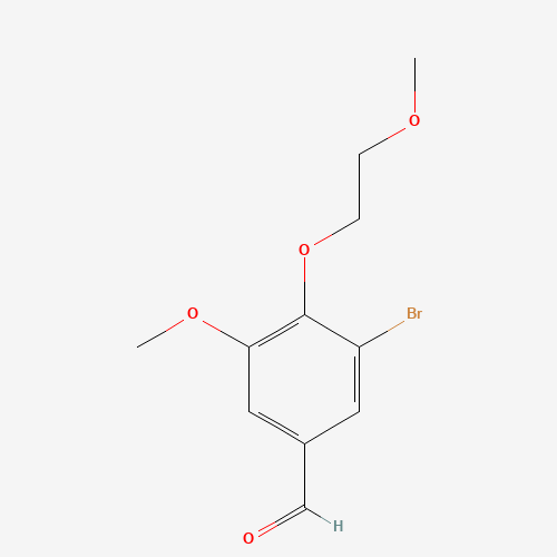 3-bromo-5-methoxy-4-(2-methoxyethoxy)benzaldehyde (CAS: 87154-51-6) - Related Chemical Product
