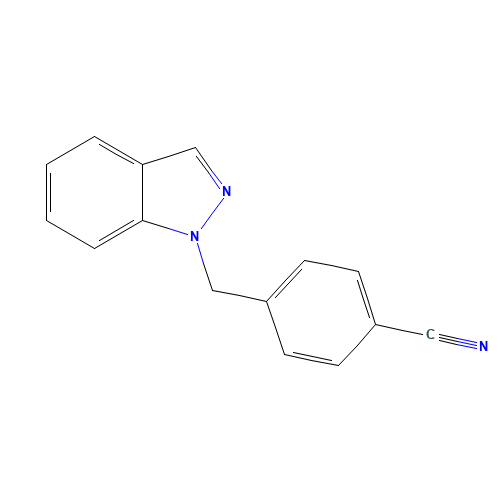 4-(indazol-1-ylmethyl)benzonitrile (CAS: 149777-05-9) - Related Chemical Product