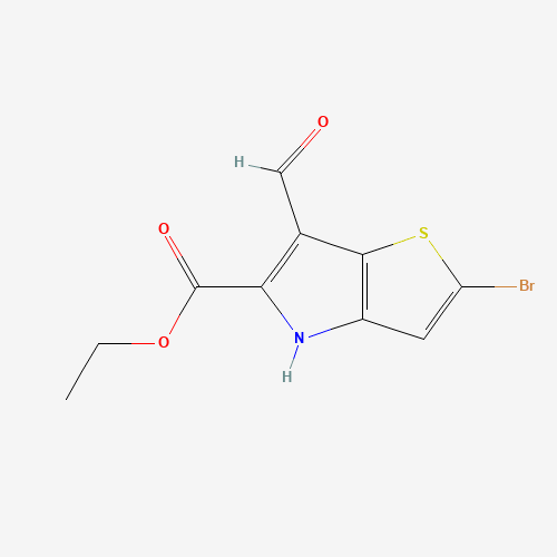 ethyl 2-bromo-6-formyl-4H-thieno[3,2-b]pyrrole-5-carboxylate (CAS: 1221186-54-4) - Related Chemical Product