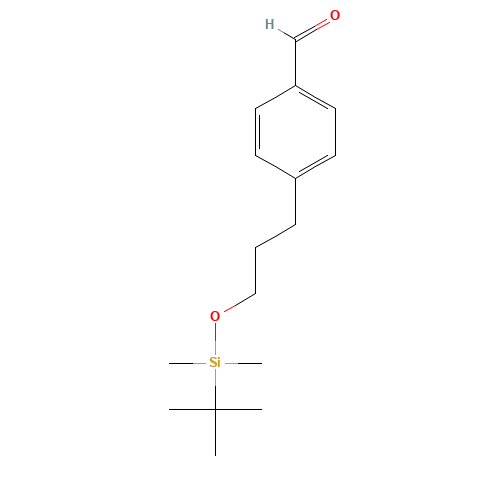 4-[3-[tert-butyl(dimethyl)silyl]oxypropyl]benzaldehyde (CAS: 866815-84-1) - Related Chemical Product