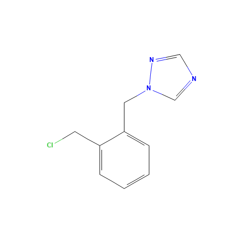 1-[[2-(chloromethyl)phenyl]methyl]-1,2,4-triazole (CAS: 906352-63-4) - Related Chemical Product