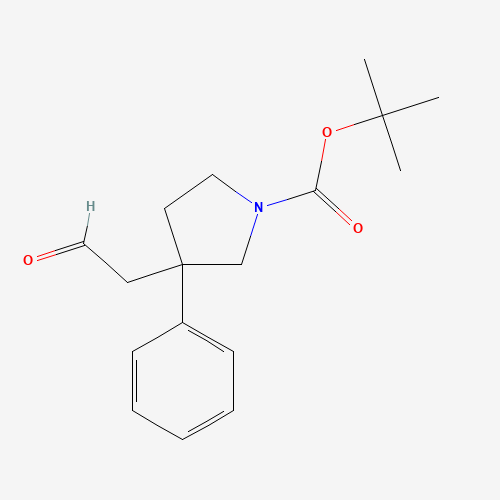 tert-butyl 3-(2-oxoethyl)-3-phenylpyrrolidine-1-carboxylate (CAS: 616888-34-7) - Related Chemical Product