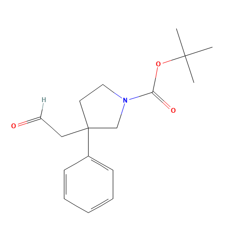 tert-butyl 3-(2-oxoethyl)-3-phenylpyrrolidine-1-carboxylate (CAS: 616888-34-7) - Related Chemical Product