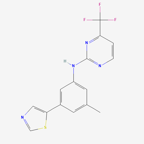 N-[3-methyl-5-(1,3-thiazol-5-yl)phenyl]-4-(trifluoromethyl)pyrimidin-2-amine (CAS: 1312535-01-5) - Related Chemical Product
