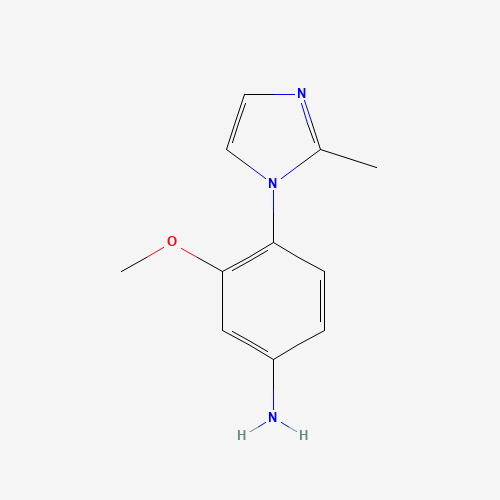 3-methoxy-4-(2-methylimidazol-1-yl)aniline (CAS: 1368700-13-3) - Related Chemical Product