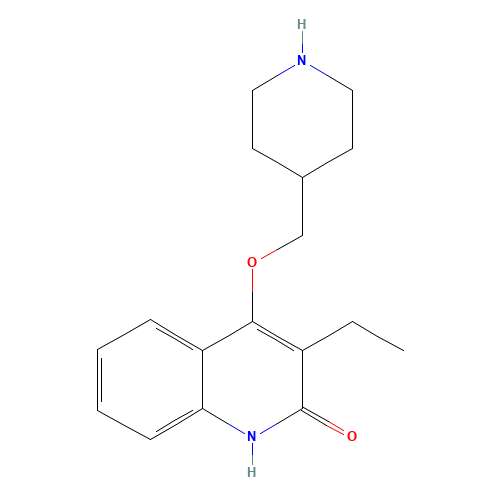 3-ethyl-4-(piperidin-4-ylmethoxy)-1H-quinolin-2-one (CAS: 1263051-60-0) - Related Chemical Product