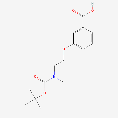 3-[3-[(2-methylpropan-2-yl)oxy]-3-oxopropoxy]benzoic acid (CAS: 1280213-15-1) - Related Chemical Product