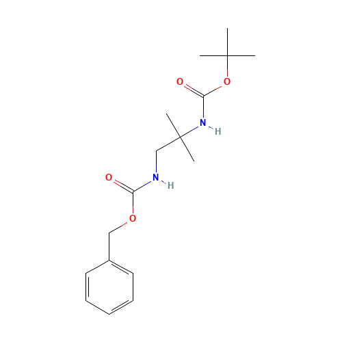 benzyl N-[2-methyl-2-[(2-methylpropan-2-yl)oxycarbonylamino]propyl]carbamate (CAS: 169954-67-0) - Related Chemical Product