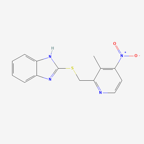 2-[(3-methyl-4-nitropyridin-2-yl)methylsulfanyl]-1H-benzimidazole (CAS: 152402-98-7) - Related Chemical Product