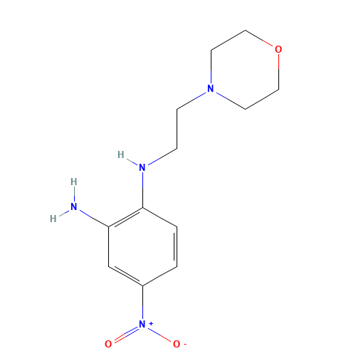 1-N-(2-morpholin-4-ylethyl)-4-nitrobenzene-1,2-diamine (CAS: 100317-95-1) - Related Chemical Product
