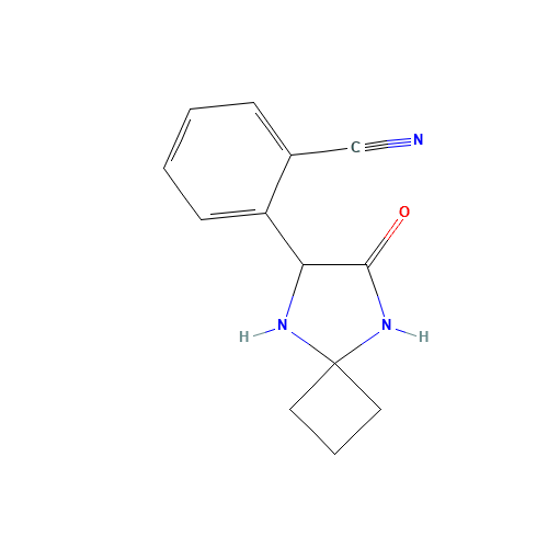 2-(7-oxo-5,8-diazaspiro[3.4]octan-6-yl)benzonitrile (CAS: 1272755-93-7) - Related Chemical Product