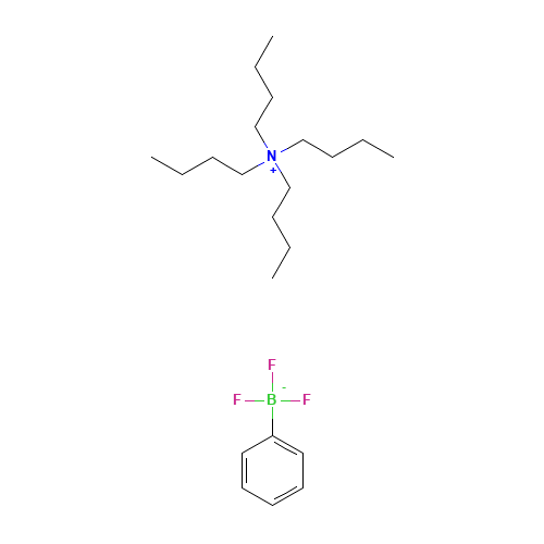 tetrabutylazanium;trifluoro(phenyl)boranuide (CAS: 149477-41-8) - Chemical Structure and Molecular Formula 