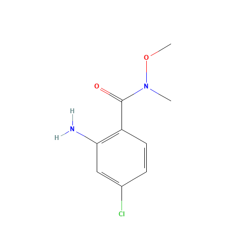2-amino-4-chloro-N-methoxy-N-methylbenzamide (CAS: 214971-18-3) - Related Chemical Product