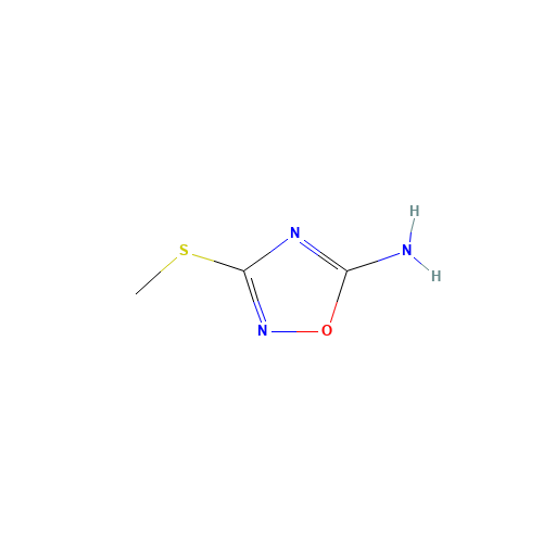 3-methylsulfanyl-1,2,4-oxadiazol-5-amine (CAS: 55864-39-6) - Related Chemical Product