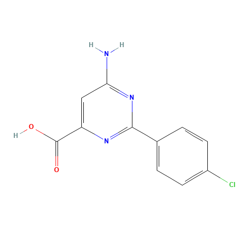 6-amino-2-(4-chlorophenyl)pyrimidine-4-carboxylic acid (CAS: 858956-28-2) - Related Chemical Product