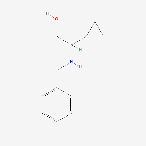 2-(benzylamino)-2-cyclopropylethanol (CAS: 776315-65-2) - Chemical Structure and Molecular Formula 