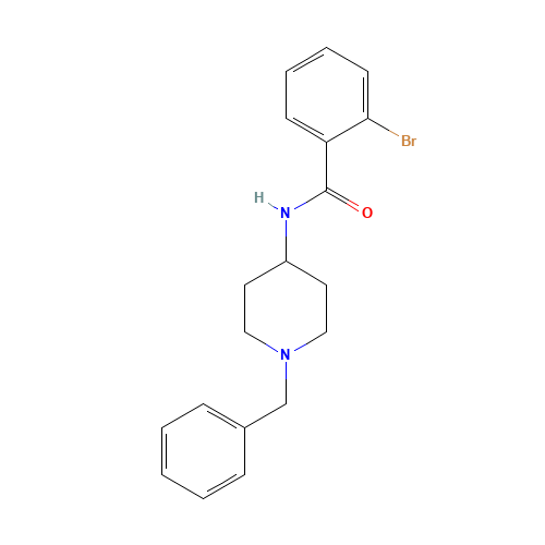 N-(1-benzylpiperidin-4-yl)-2-bromobenzamide (CAS: 206114-28-5) - Related Chemical Product
