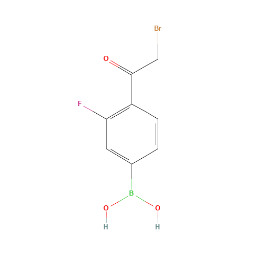 [4-(2-bromoacetyl)-3-fluorophenyl]boronic acid (CAS: 481725-36-4) - Related Chemical Product