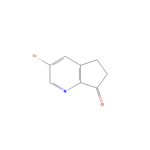 3-bromo-5,6-dihydrocyclopenta[b]pyridin-7-one (CAS: 1336955-89-5) - Related Chemical Product