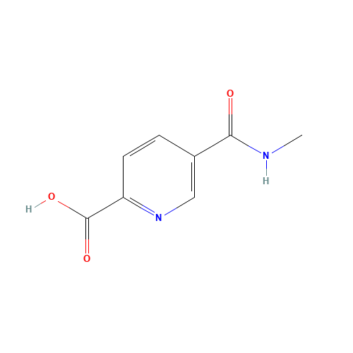5-(methylcarbamoyl)pyridine-2-carboxylic acid (CAS: 1154914-12-1) - Chemical Structure and Molecular Formula 