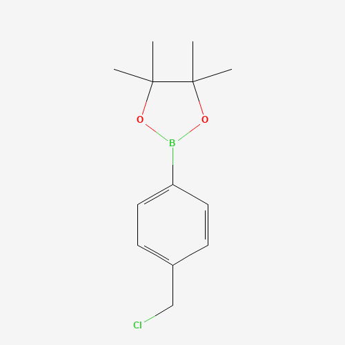 2-[4-(chloromethyl)phenyl]-4,4,5,5-tetramethyl-1,3,2-dioxaborolane (CAS: 1072945-04-0) - Related Chemical Product