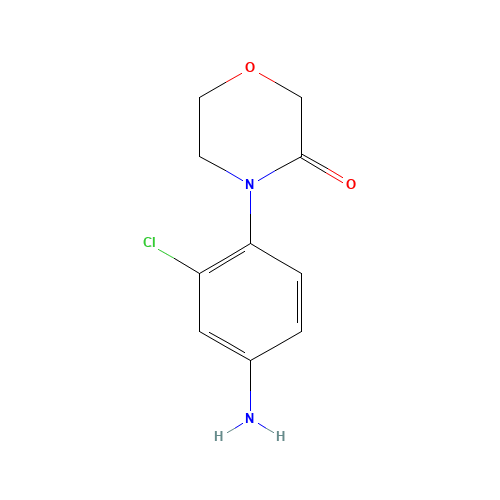 4-(4-amino-2-chlorophenyl)morpholin-3-one (CAS: 482308-09-8) - Related Chemical Product