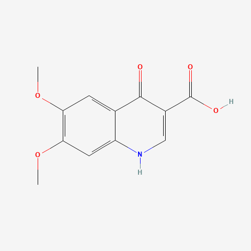 6,7-dimethoxy-4-oxo-1H-quinoline-3-carboxylic acid (CAS: 26893-22-1) - Related Chemical Product