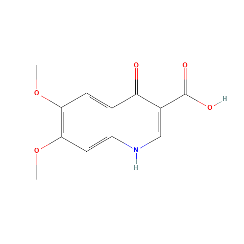 6,7-dimethoxy-4-oxo-1H-quinoline-3-carboxylic acid (CAS: 26893-22-1) - Related Chemical Product