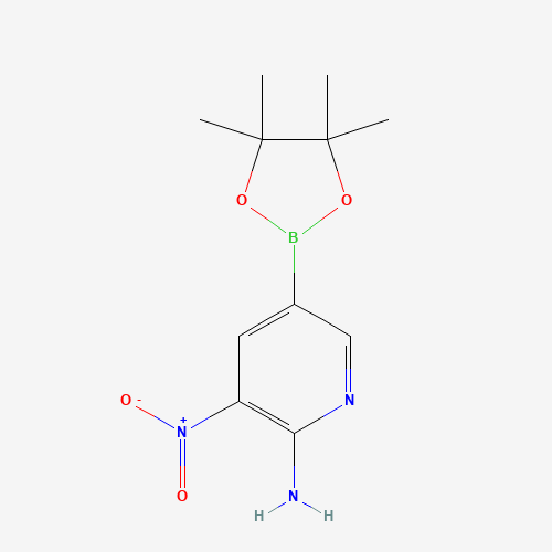 3-nitro-5-(4,4,5,5-tetramethyl-1,3,2-dioxaborolan-2-yl)pyridin-2-amine (CAS: 1032758-80-7) - Related Chemical Product