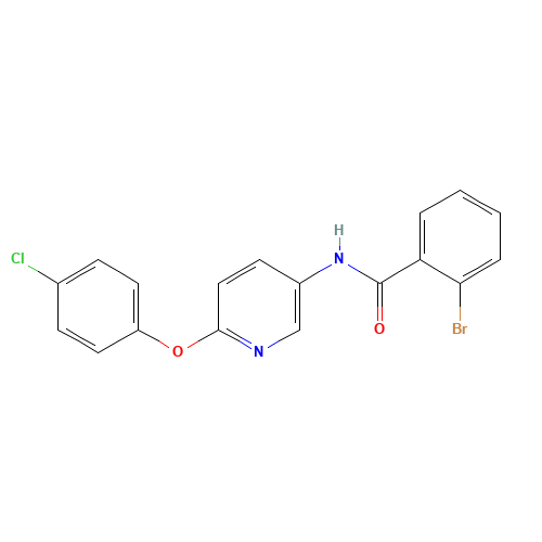2-bromo-N-[6-(4-chlorophenoxy)pyridin-3-yl]benzamide (CAS: 224801-63-2) - Related Chemical Product
