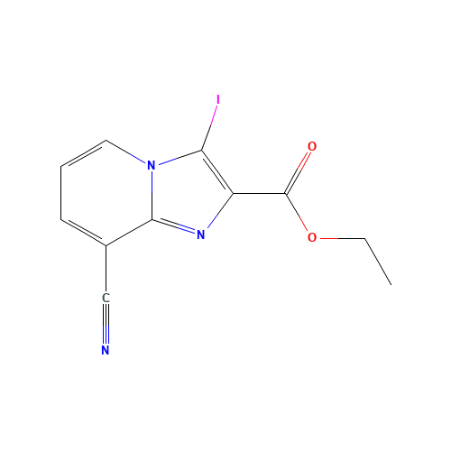 ethyl 8-cyano-3-iodoimidazo[1,2-a]pyridine-2-carboxylate (CAS: 885275-52-5) - Related Chemical Product