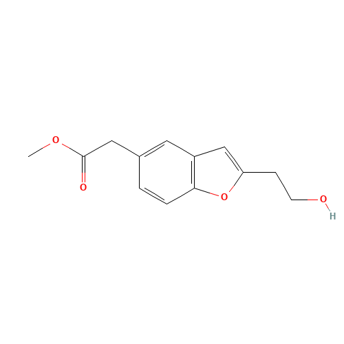 methyl 2-[2-(2-hydroxyethyl)-1-benzofuran-5-yl]acetate (CAS: 209809-43-8) - Related Chemical Product