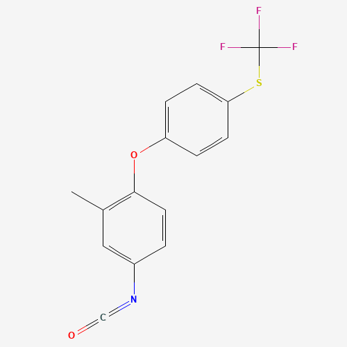 4-isocyanato-2-methyl-1-[4-(trifluoromethylsulfanyl)phenoxy]benzene (CAS: 106310-19-4) - Related Chemical Product