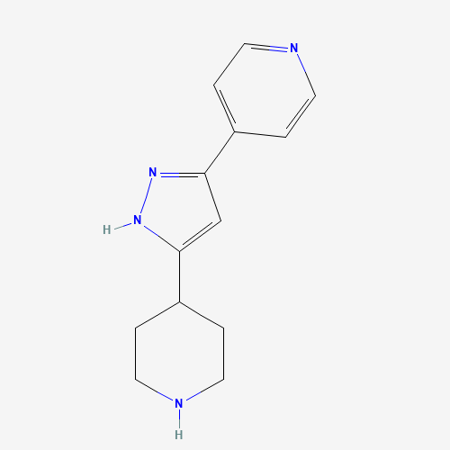 4-(5-piperidin-4-yl-1H-pyrazol-3-yl)pyridine (CAS: 794510-70-6) - Related Chemical Product