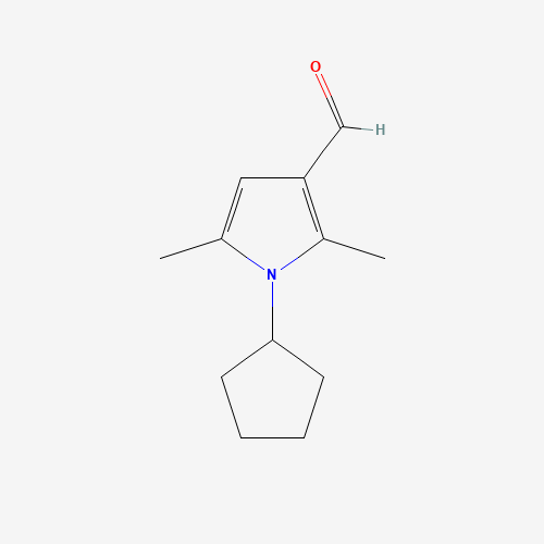 1-cyclopentyl-2,5-dimethylpyrrole-3-carbaldehyde (CAS: 326916-19-2) - Related Chemical Product